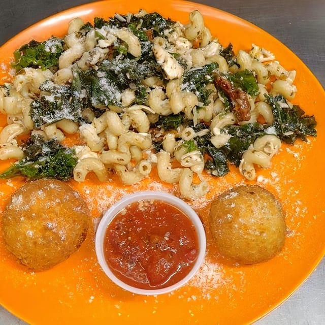 Kale and Pasta Salad App.