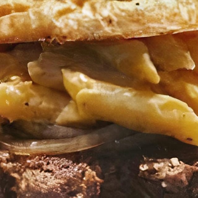 Mac & Cheese Burger.